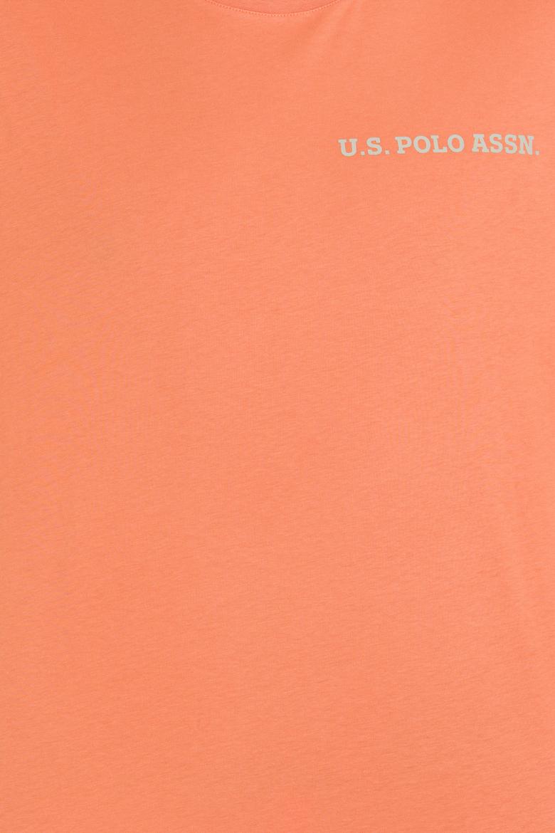 Erkek Kiremit Oversize Bisiklet Yaka Tişört - 50264919039