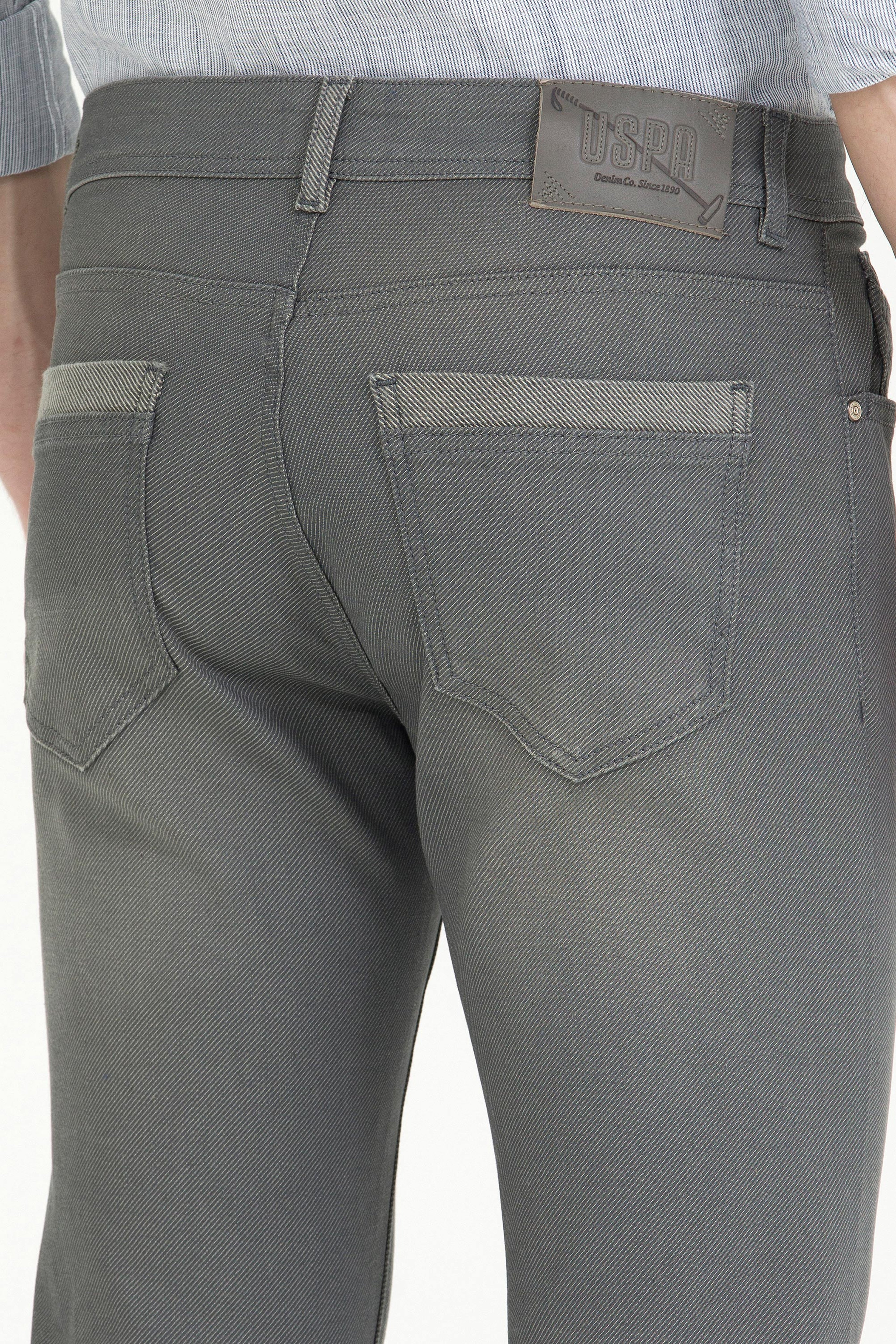 Erkek Gri Jean Pantolon - Image 7