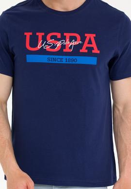 Erkek Lacivert Bisiklet Yaka Tişört - 50264937007