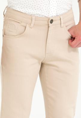 Erkek Bej Jean Pantolon - 50264287014