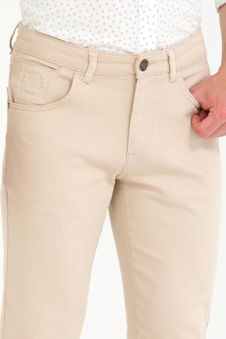 Erkek Bej Jean Pantolon - 50264287014