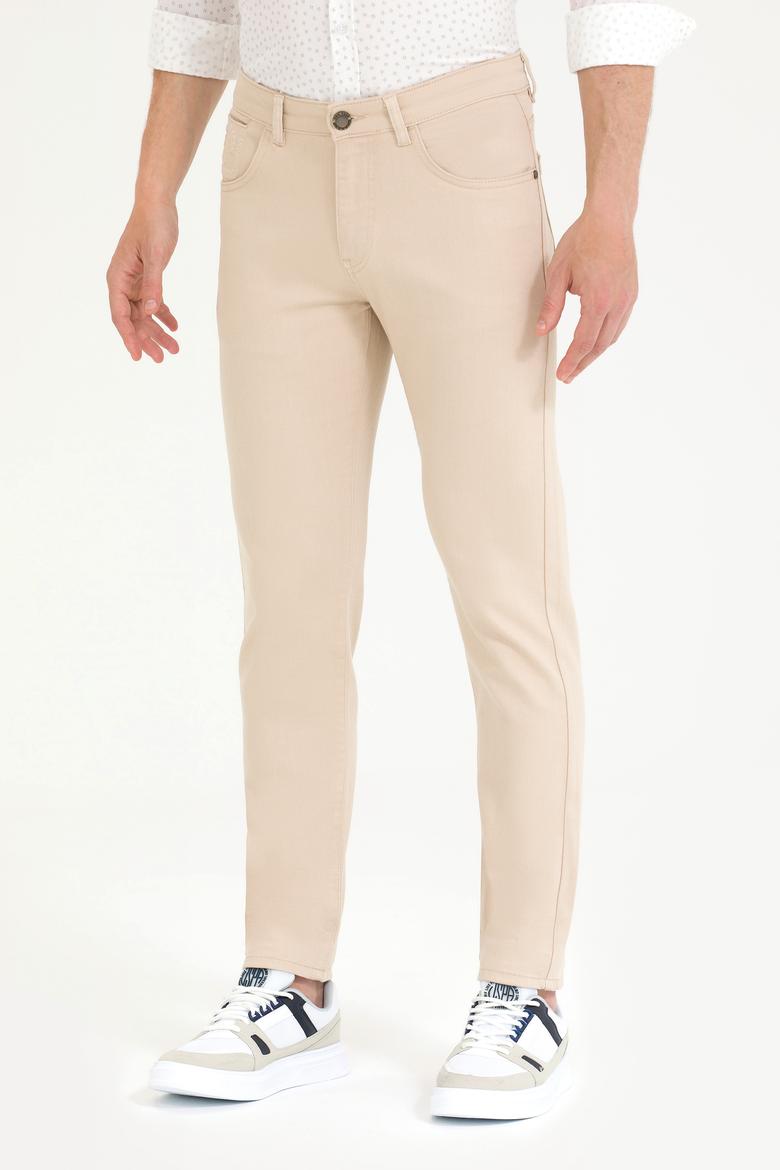 Erkek Bej Jean Pantolon - 50264287014