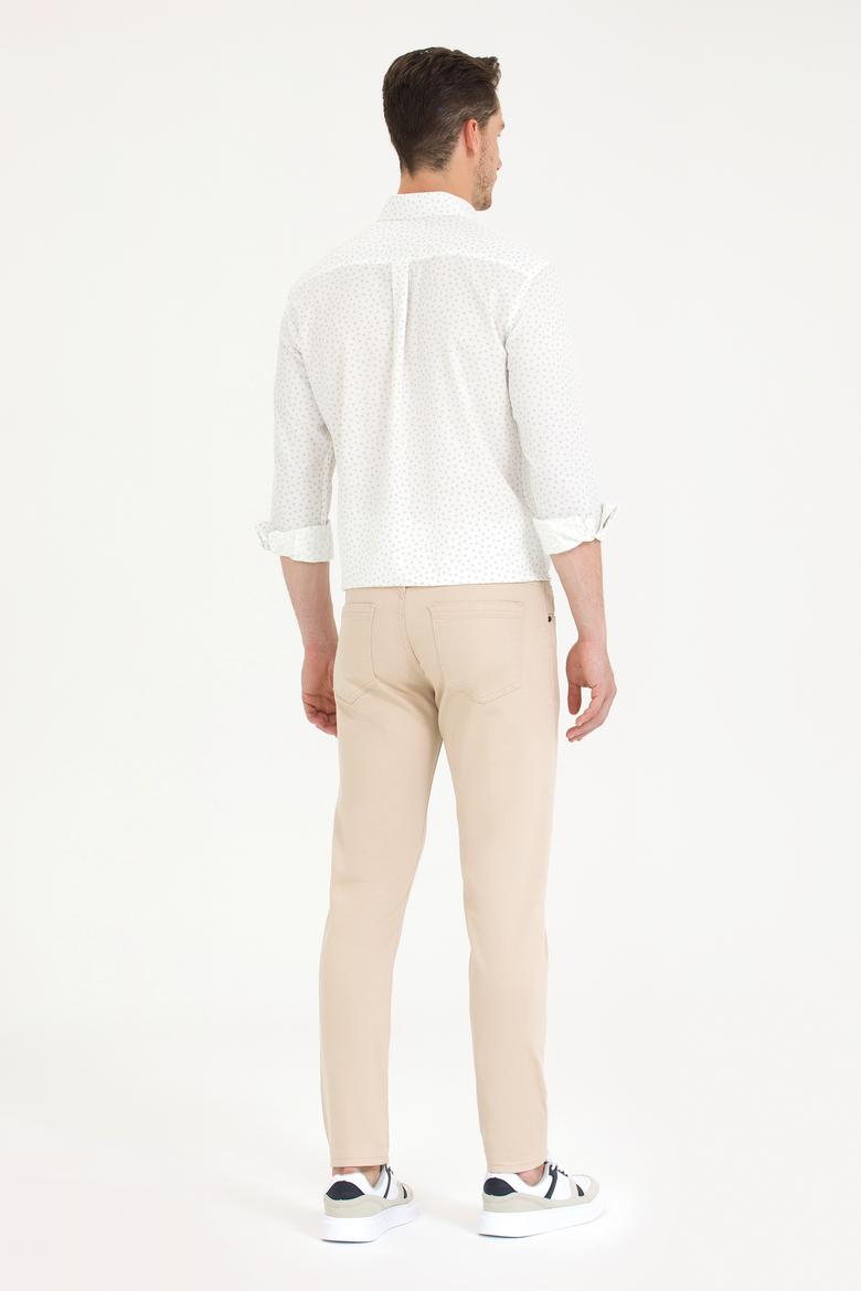 Erkek Bej Jean Pantolon - 50264287014