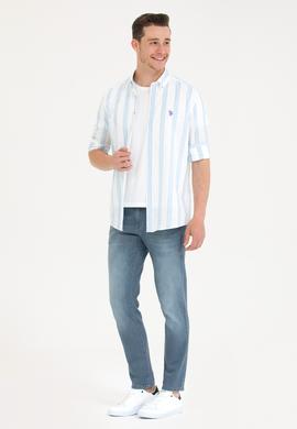 Erkek Gri Jean Pantolon - 50266296014