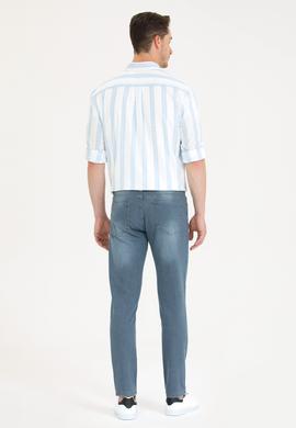 Erkek Gri Jean Pantolon - 50266296014