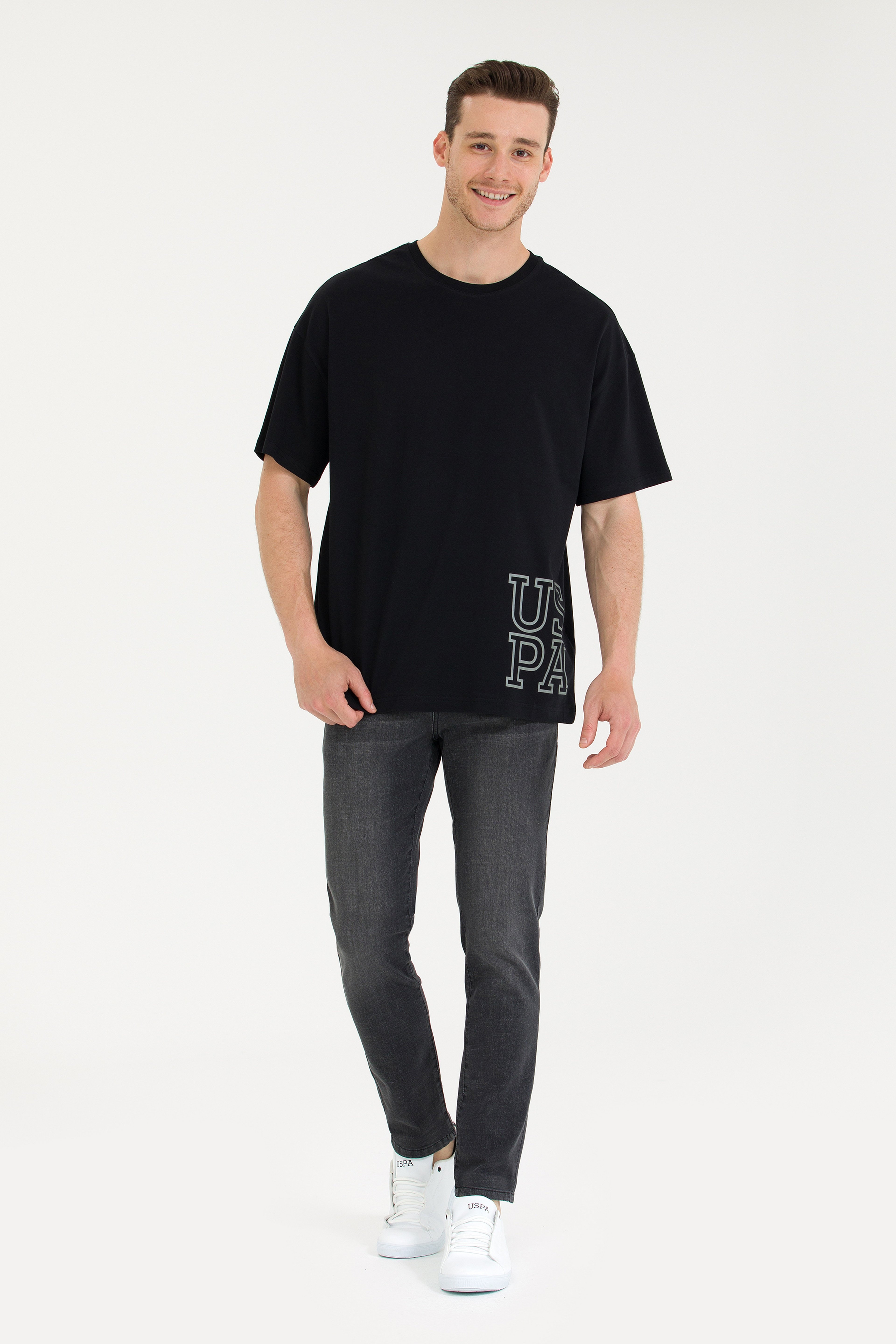 Erkek Siyah Jean Pantolon - Image 1