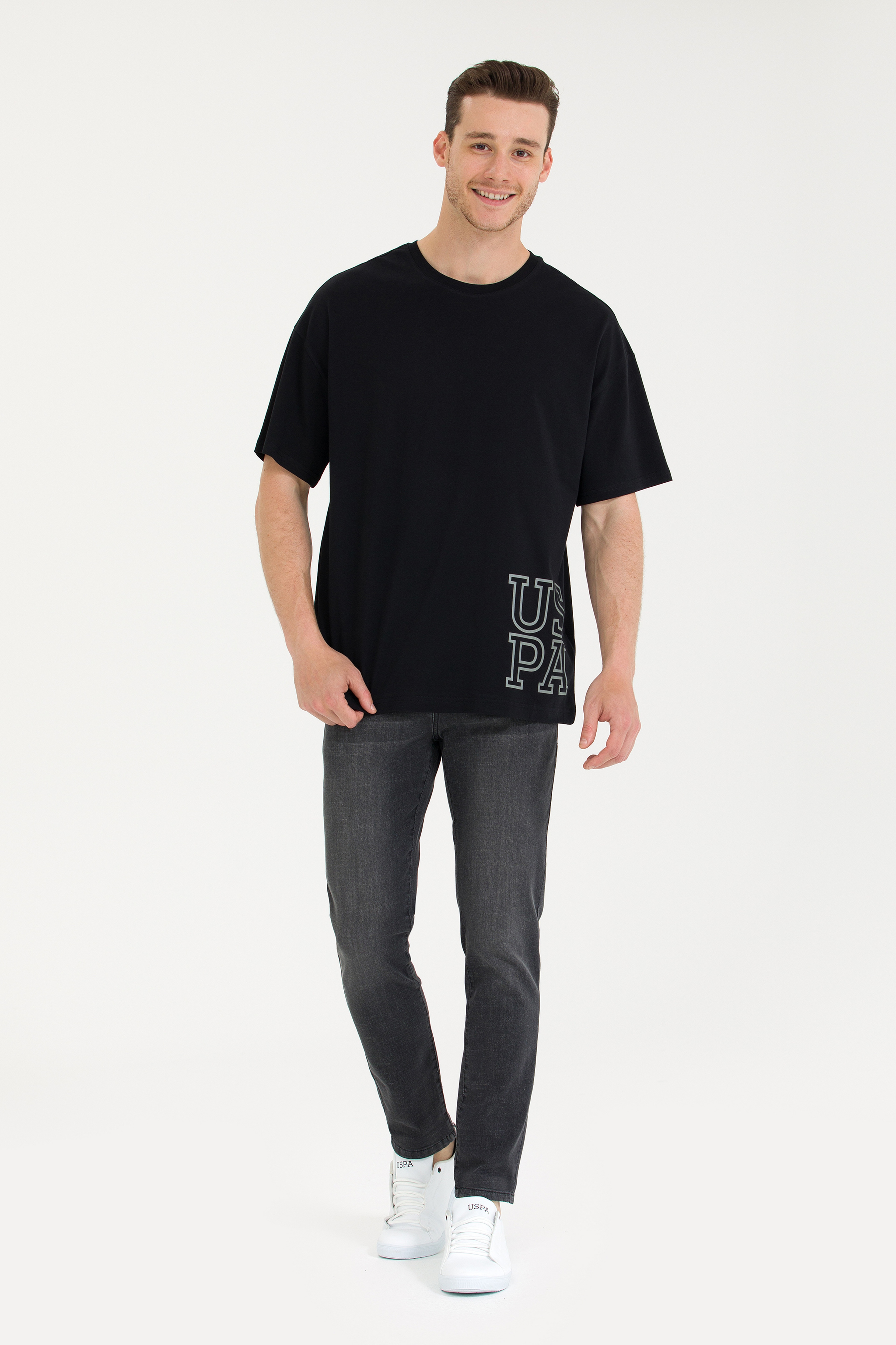 Erkek Siyah Jean Pantolon