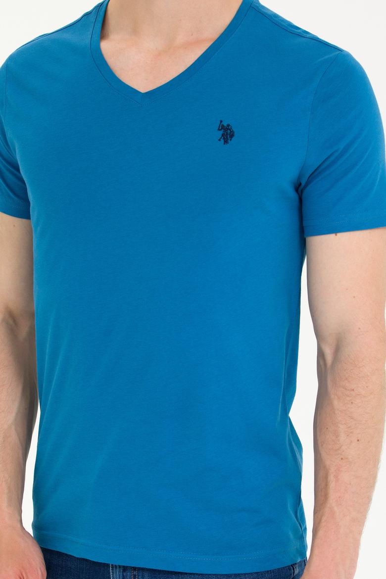 Erkek Petrol Basic V Yaka Tişört - 50262975082
