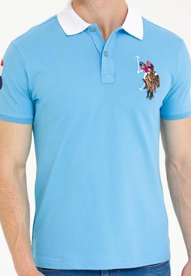 Erkek Turkuaz Basic Polo Yaka Tişört - 50263005056