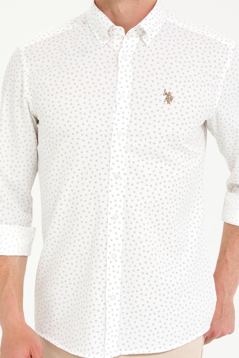 Erkek Bej Uzun Kollu Gömlek - 50265620032