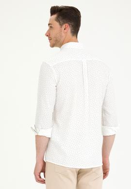 Erkek Bej Uzun Kollu Gömlek - 50265620032