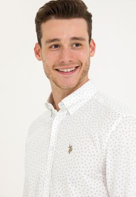 Erkek Bej Uzun Kollu Gömlek - 50265620032