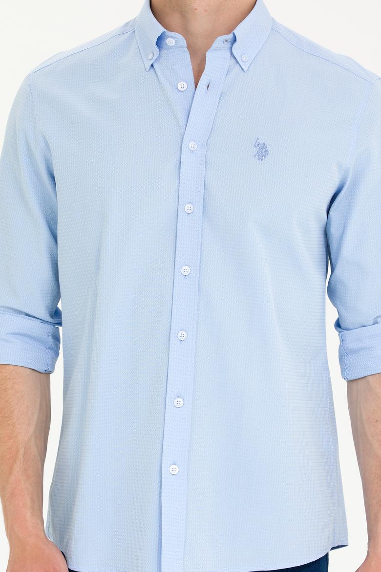 Erkek Açık Mavi Uzun Kollu Gömlek - 50265834001