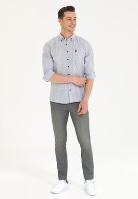 Erkek Lacivert Uzun Kollu Gömlek - 50267647001