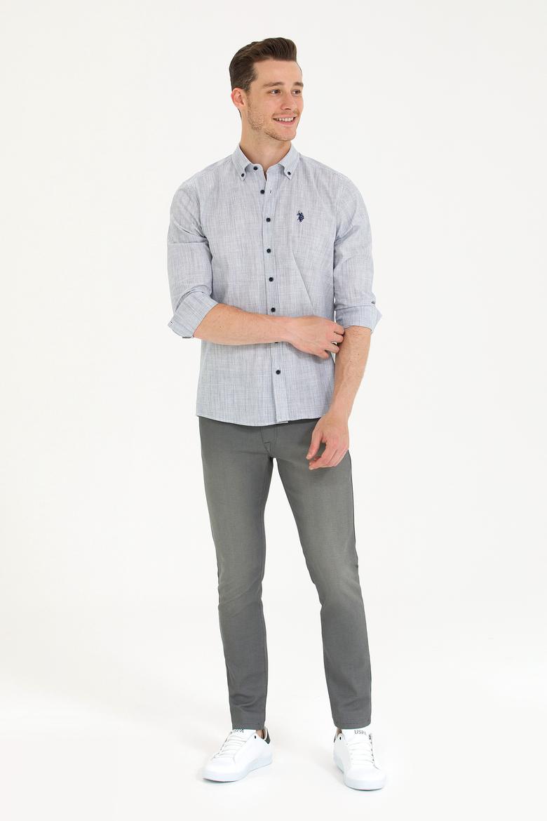 Erkek Lacivert Uzun Kollu Gömlek - 50267647001