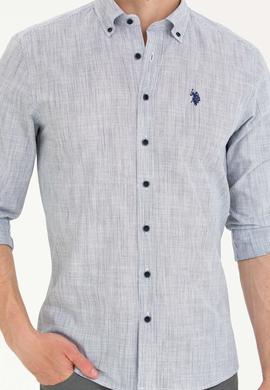 Erkek Lacivert Uzun Kollu Gömlek - 50267647001