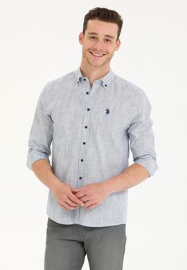 Erkek Lacivert Uzun Kollu Gömlek - 50267647001