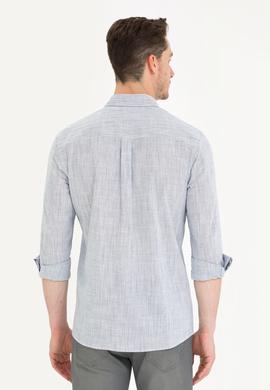 Erkek Lacivert Uzun Kollu Gömlek - 50267647001