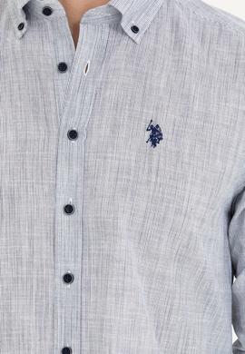 Erkek Lacivert Uzun Kollu Gömlek - 50267647001