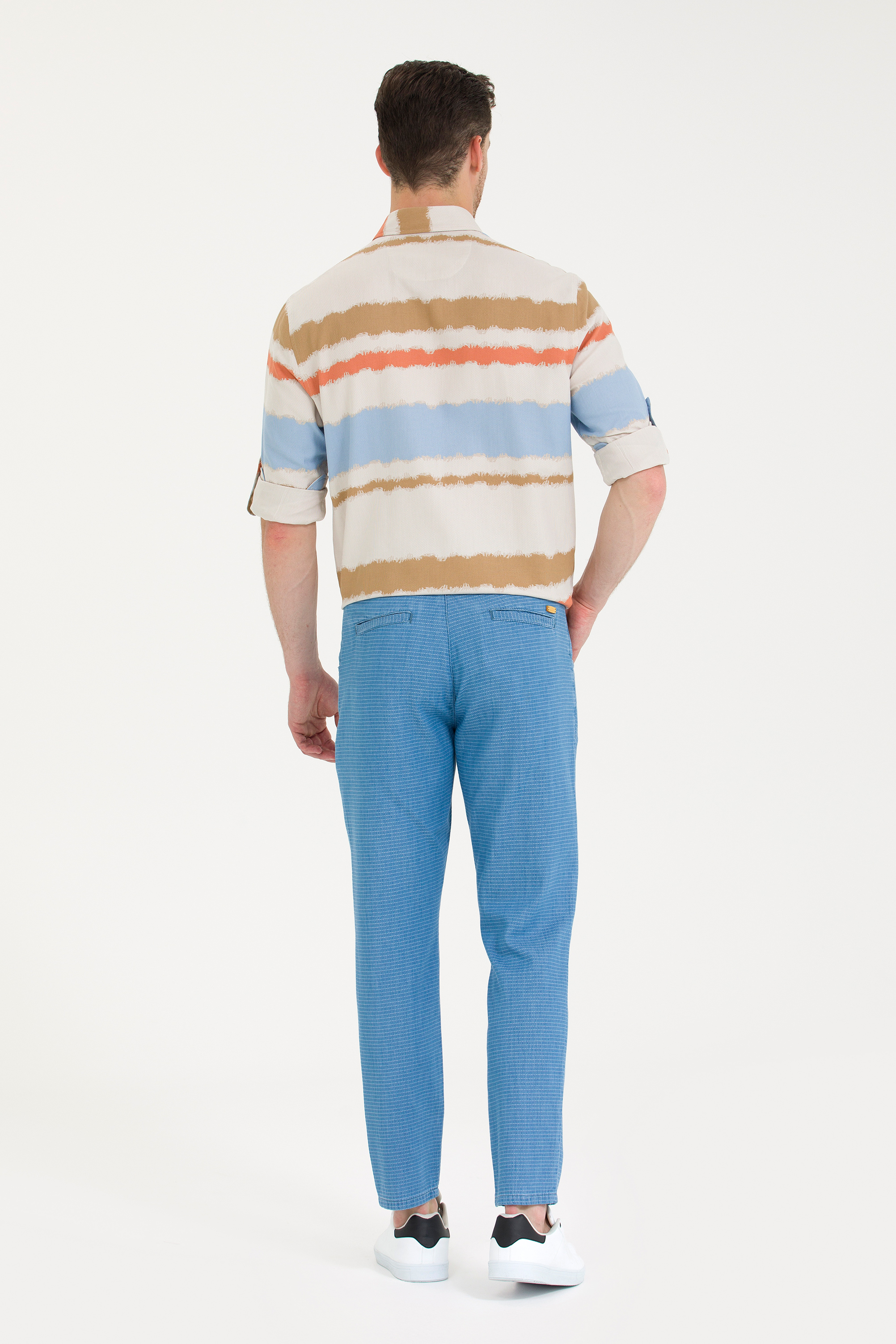 Erkek Mavi Jean Pantolon - Image 4