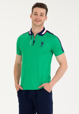 Erkek Yeşil Polo Yaka Tişört - 50263565043