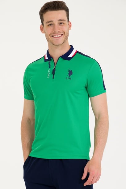 Erkek Yeşil Polo Yaka Tişört