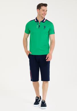 Erkek Yeşil Polo Yaka Tişört - 50263565043