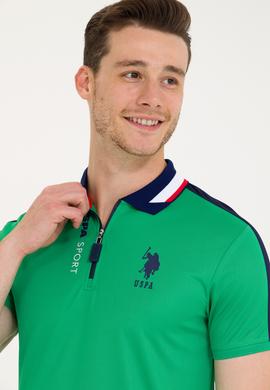 Erkek Yeşil Polo Yaka Tişört - 50263565043