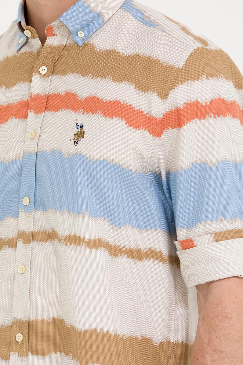 Erkek Mavi Uzun Kollu Gömlek