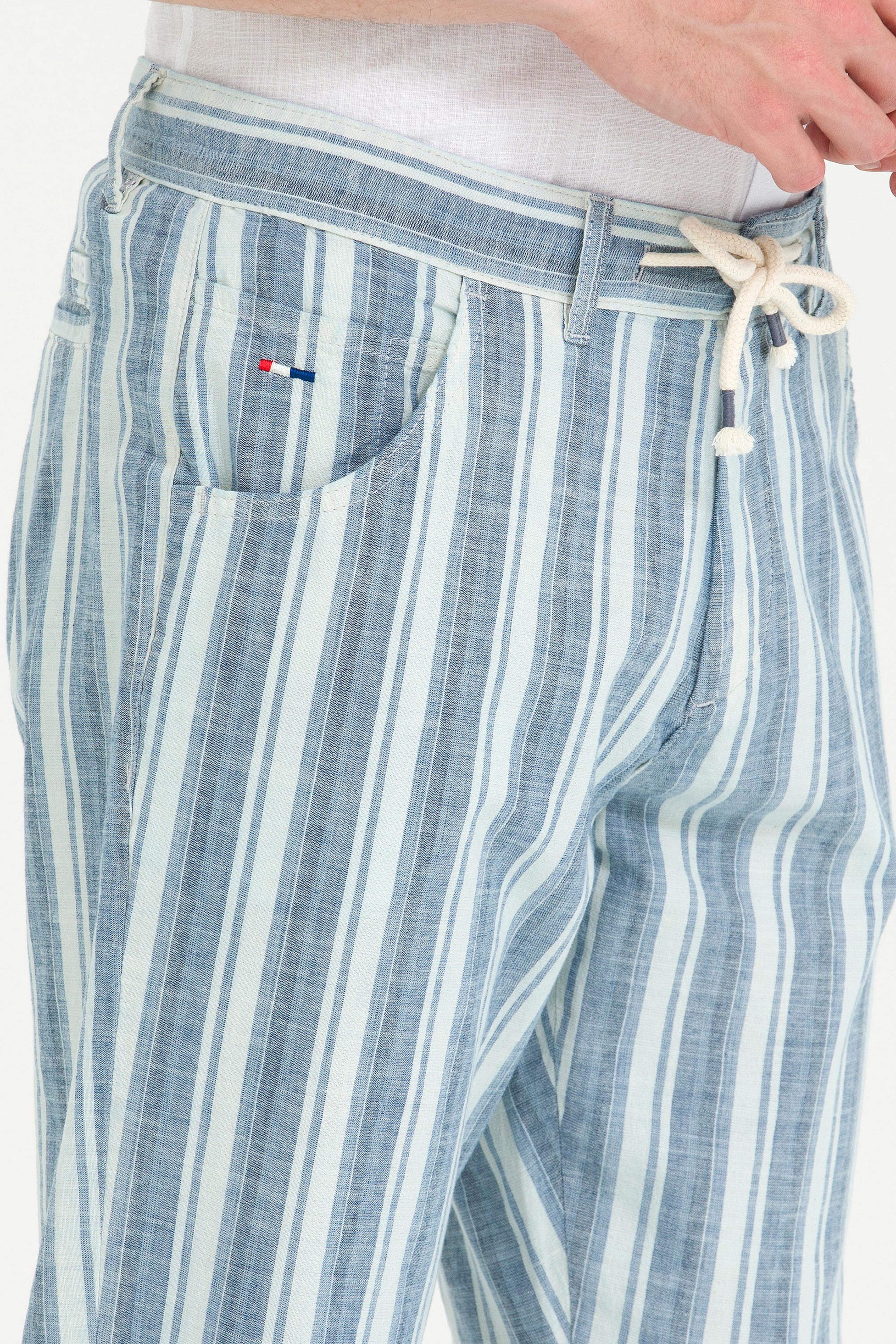 Erkek Açık Mavi Jean Pantolon - Image 5