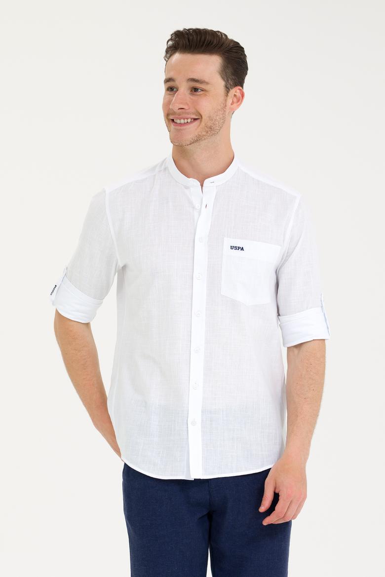 Erkek Beyaz Uzun Kollu Gömlek - 50267646001