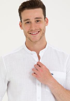 Erkek Beyaz Uzun Kollu Gömlek - 50267646001
