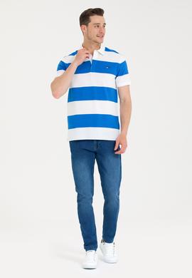 Erkek Saks Polo Yaka Tişört - 50263218023