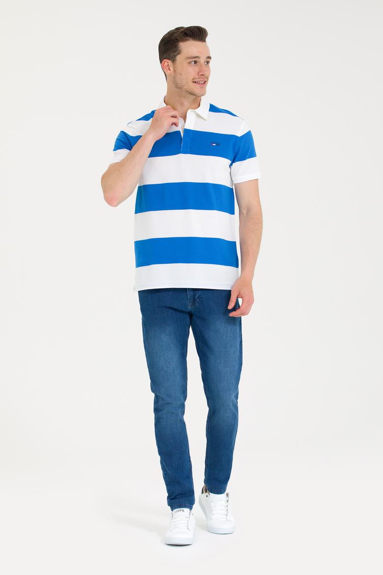 Erkek Saks Polo Yaka Tişört - 50263218023