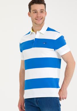 Erkek Saks Polo Yaka Tişört - 50263218023