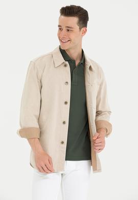 Erkek Krem Jean Gömlek - 50265333006