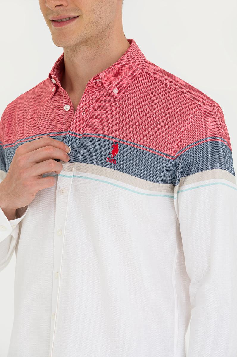 Erkek Beyaz Uzun Kollu Gömlek