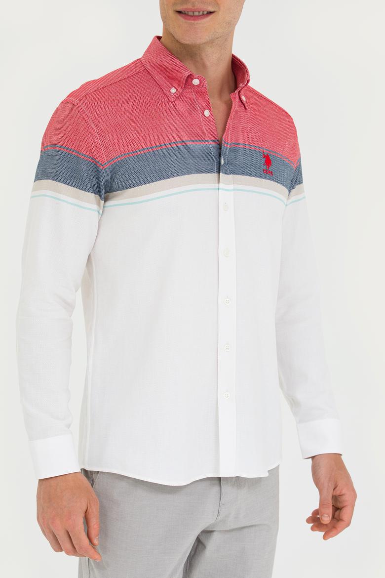 Erkek Beyaz Uzun Kollu Gömlek - 50263129012