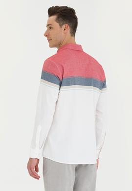 Erkek Beyaz Uzun Kollu Gömlek - 50263129012