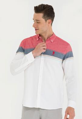 Erkek Beyaz Uzun Kollu Gömlek - 50263129012