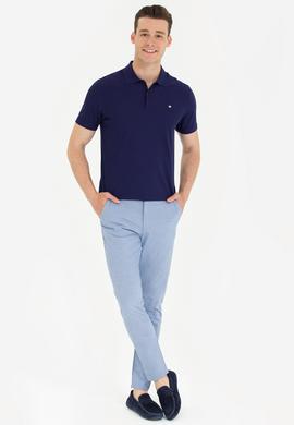 Erkek Lacivert Polo Yaka Tişört - 50263351013