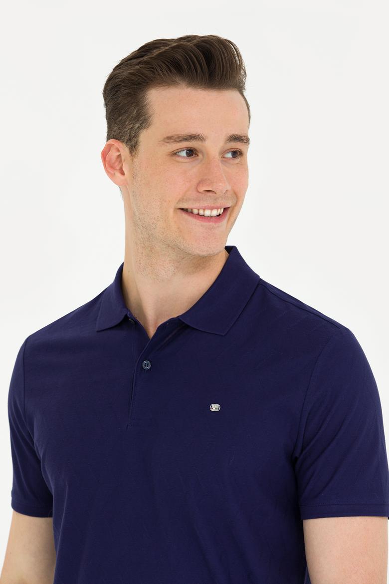 Erkek Lacivert Polo Yaka Tişört - 50263351013