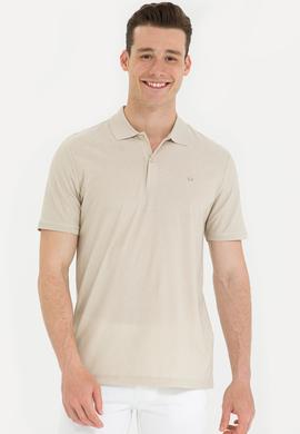 Erkek Taş Polo Yaka Tişört - 50263351023