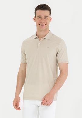 Erkek Taş Polo Yaka Tişört - 50263351023