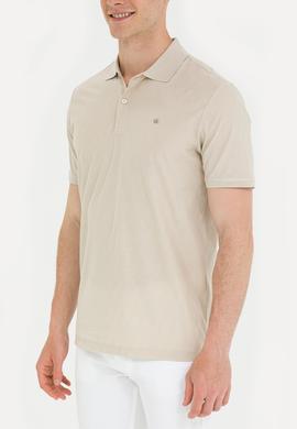 Erkek Taş Polo Yaka Tişört - 50263351023