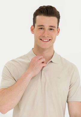 Erkek Taş Polo Yaka Tişört - 50263351023