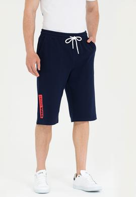 Erkek Lacivert Örme Şort - 50263433051