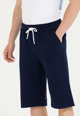 Erkek Lacivert Örme Şort - 50263433051