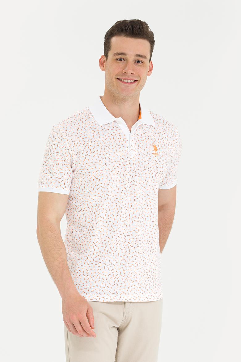 Erkek Turuncu Polo Yaka Tişört - 50263277033