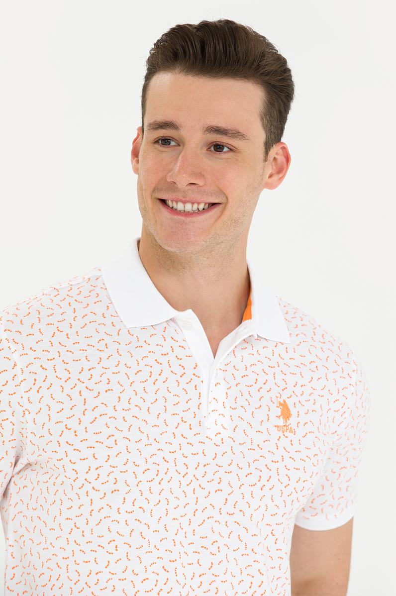 Erkek Turuncu Polo Yaka Tişört